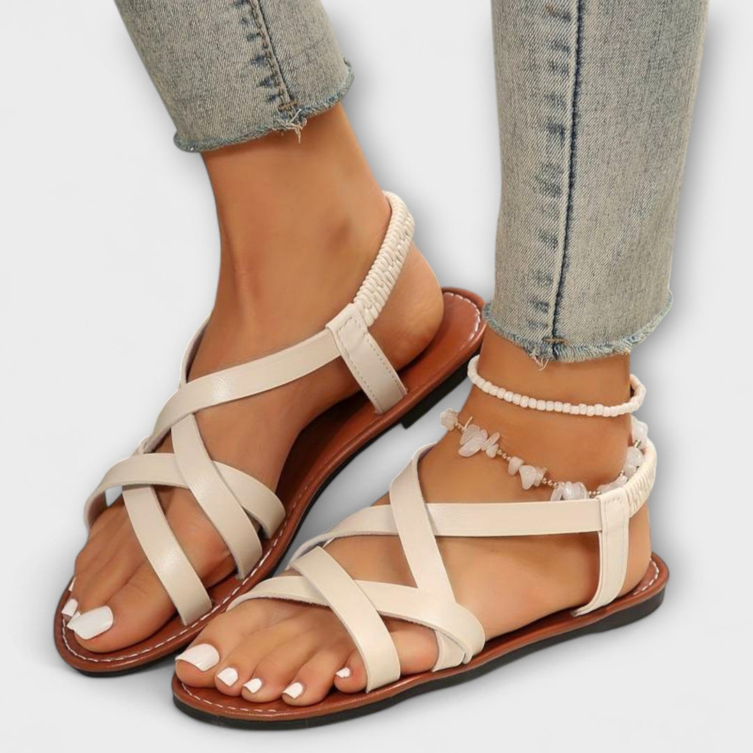 Edeltraud - Sandals with Cross Straps