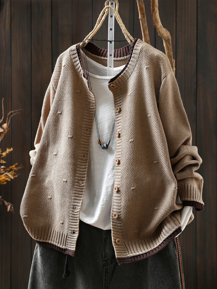 Annabelle - Textured Knit Cardigan