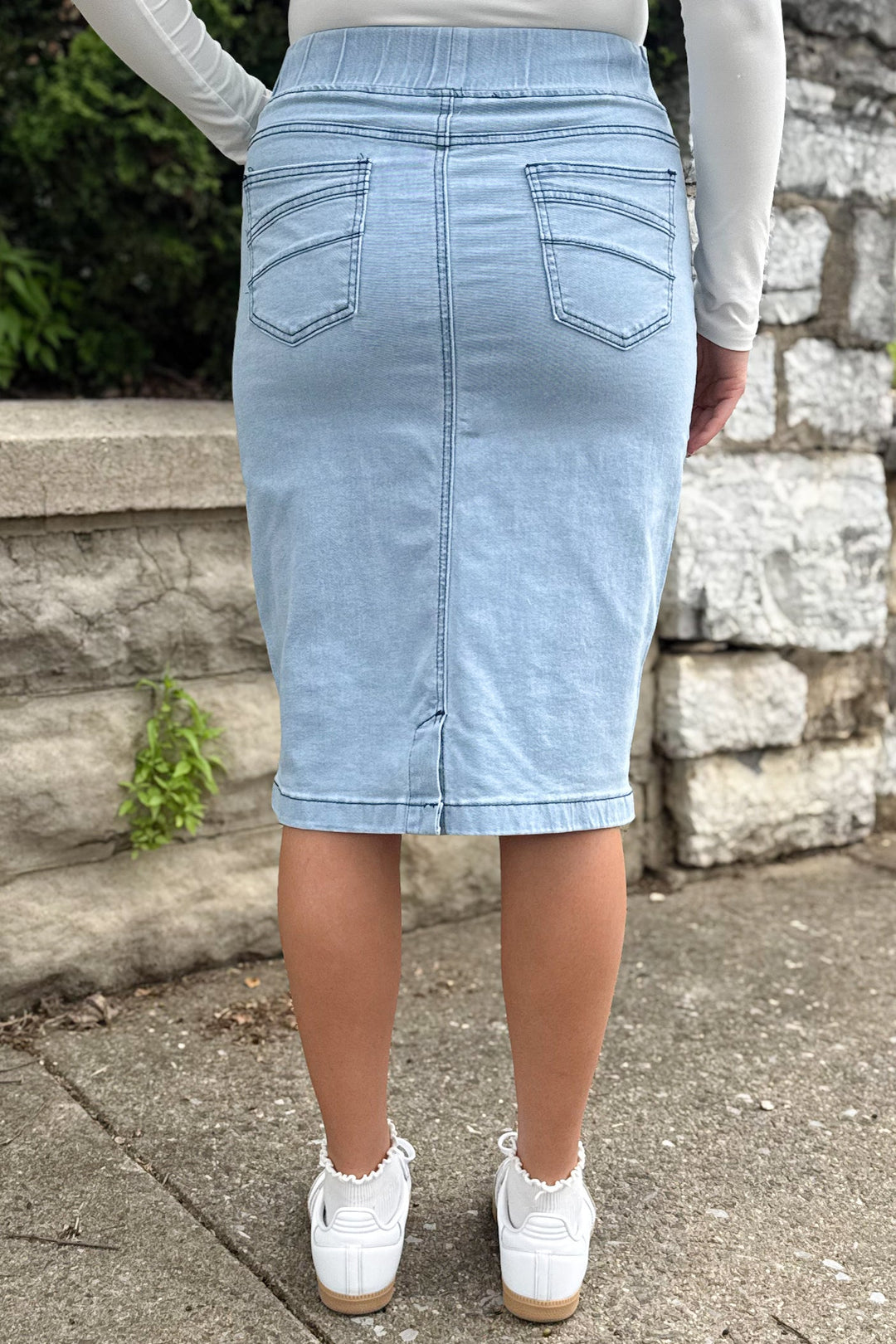 Classic Waistband Denim (Lt. Indigo)