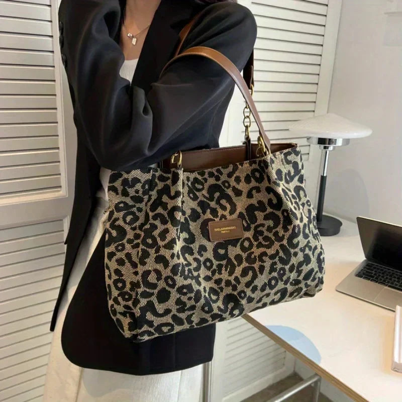 Chloe - Leopard Print Tote