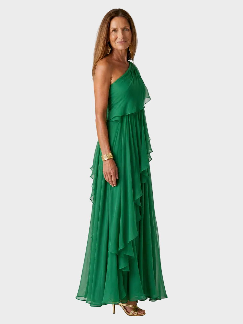Talia - Maxi Dress with Cascading Ruffles