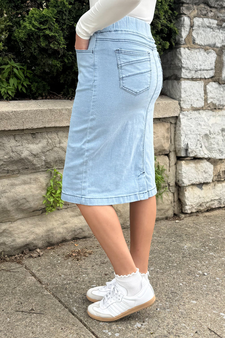 Classic Waistband Denim (Lt. Indigo)