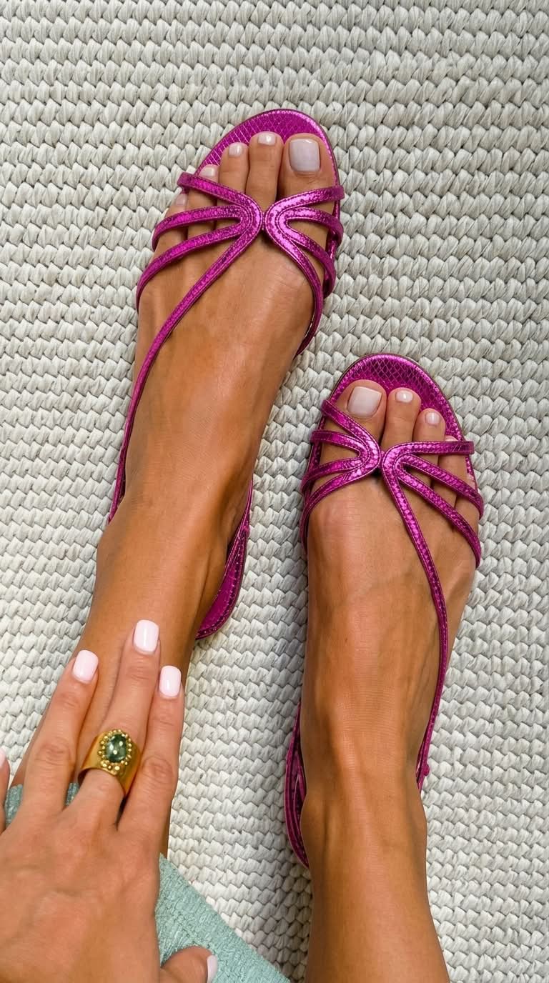 Rita | Golden Sandals Elegance of Summer