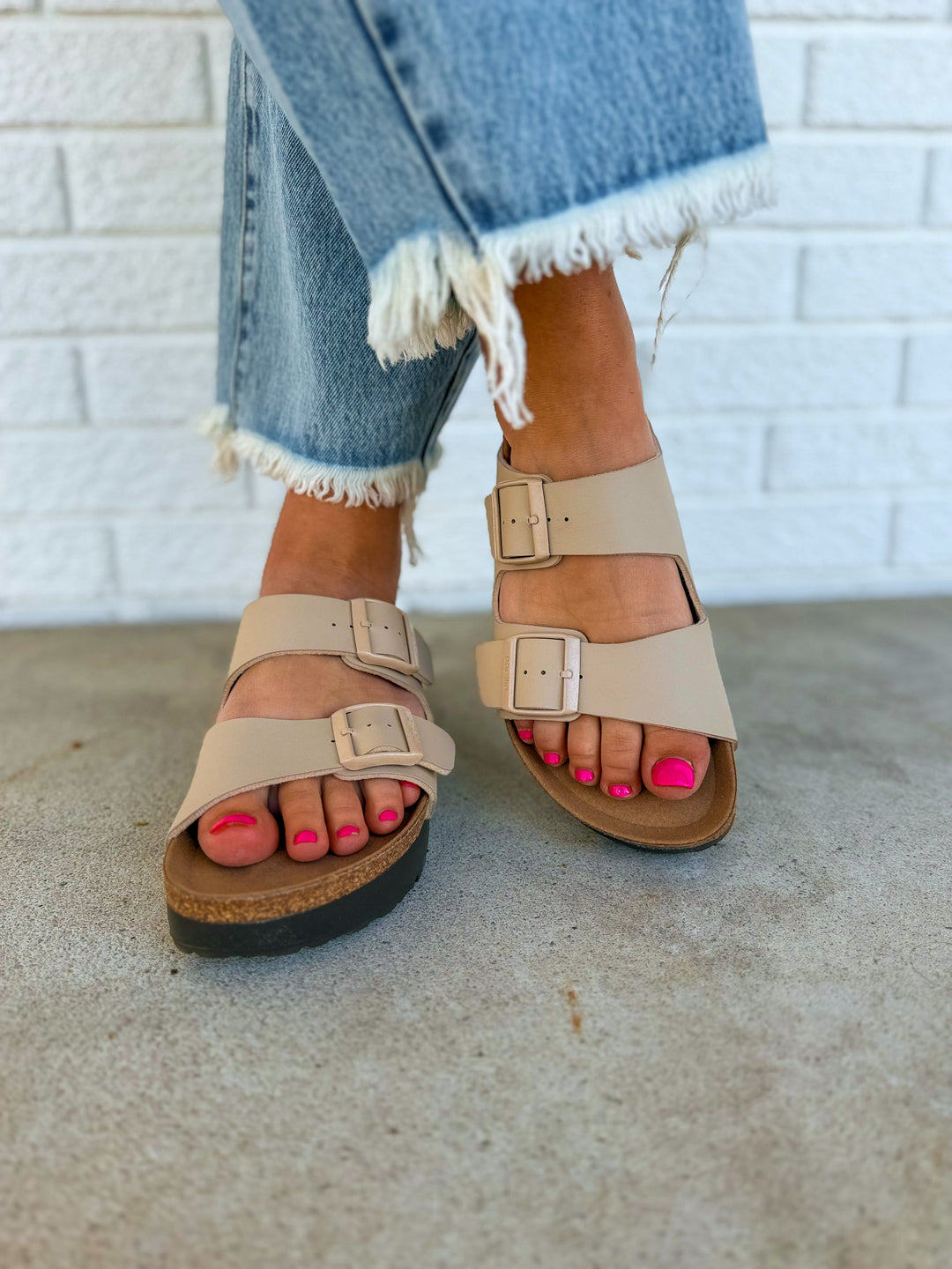 Birkenstock Arizona Pap Flex Platform Sandal - Sandcastle