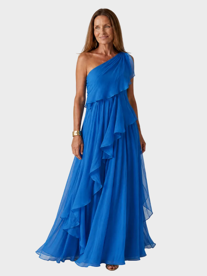 Talia - Maxi Dress with Cascading Ruffles