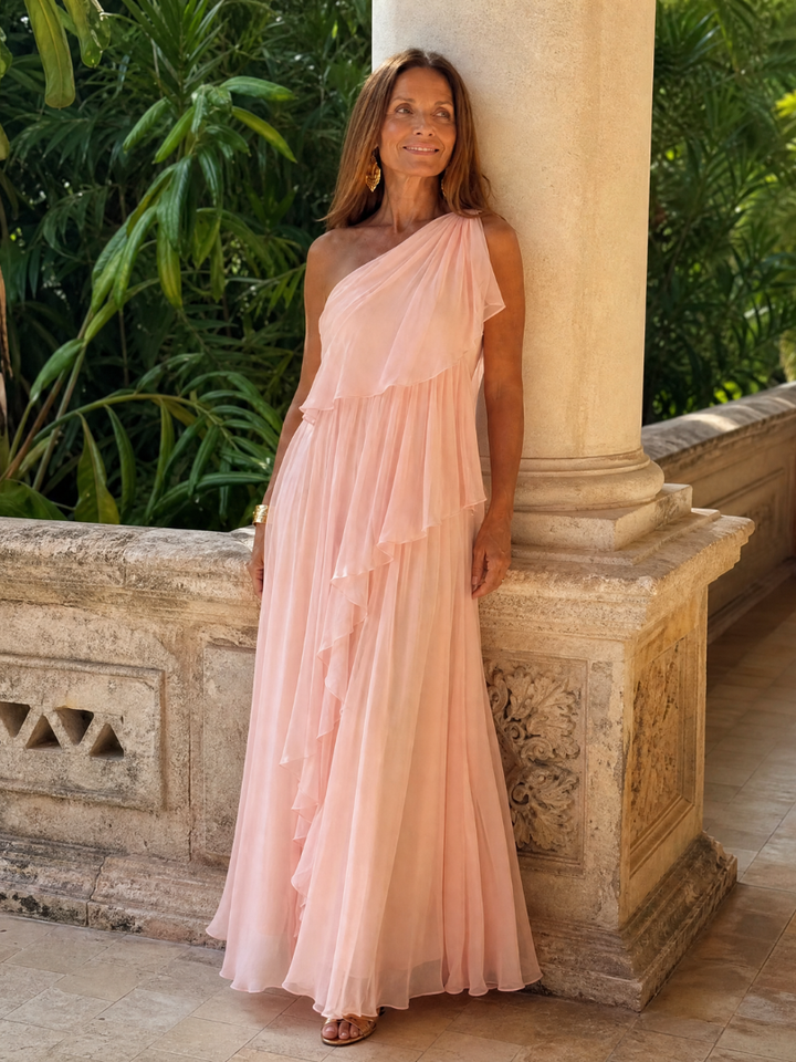 Talia - Maxi Dress with Cascading Ruffles