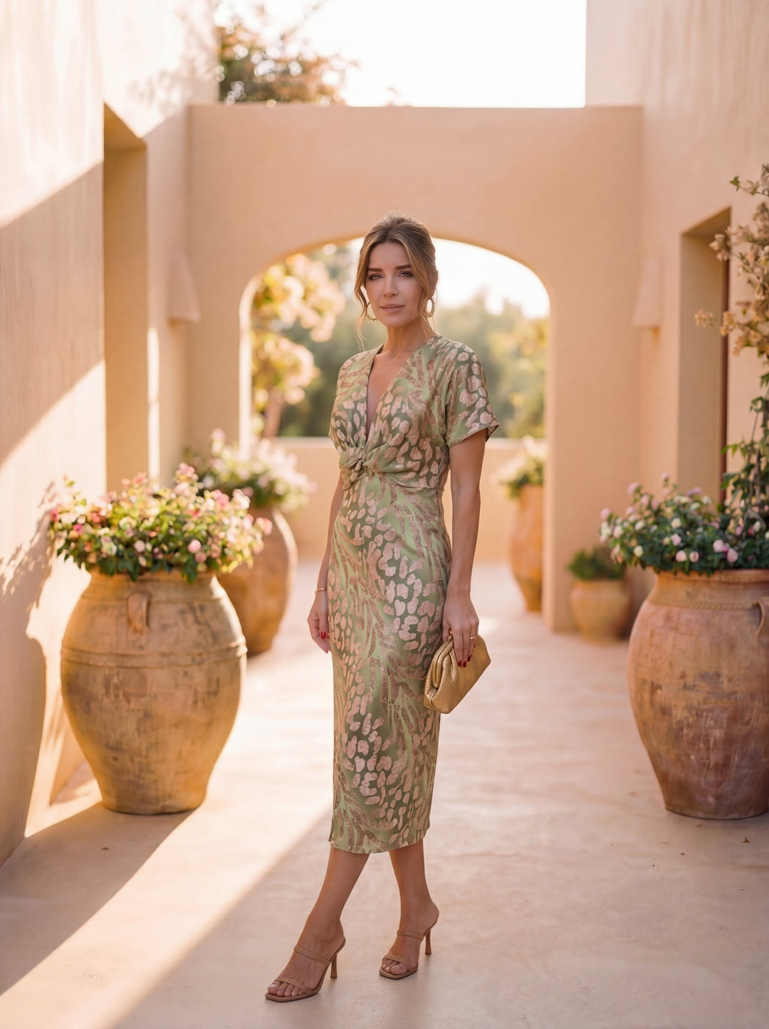 Giulia – Elegant dress made of light and flowing fabric