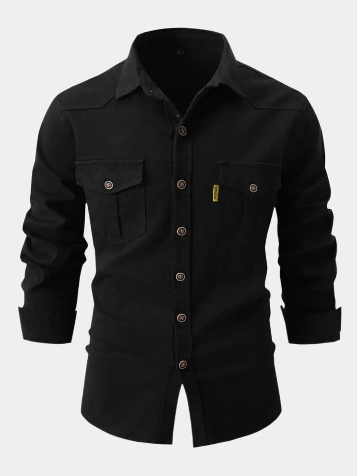 Darcy - Denim-Blend Button Shirt