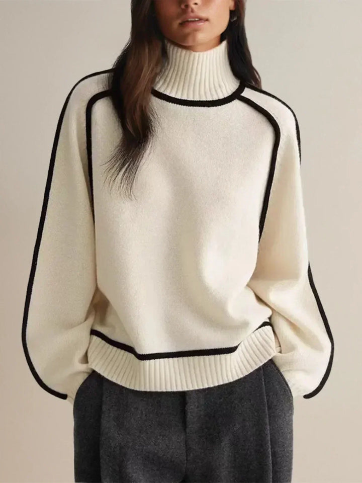 Seraphina - Maglione Elegante a Collo Alto