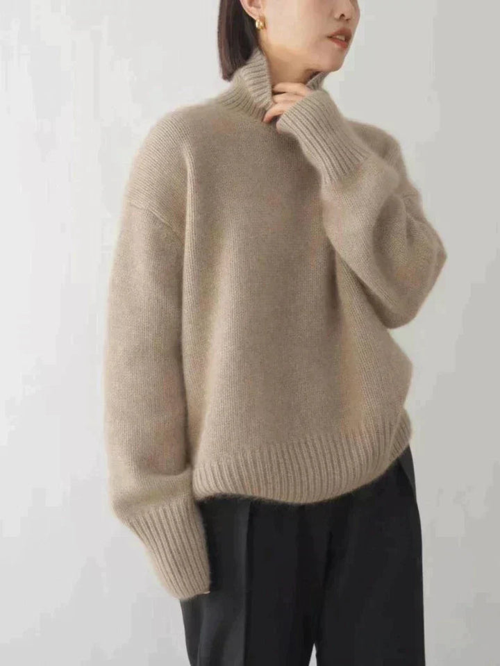 Selene - Maglione di Lusso con Collo Alto