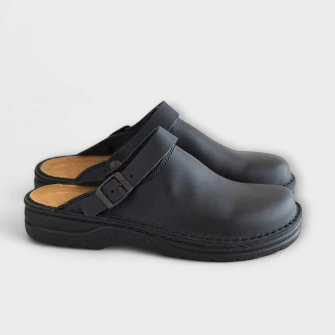 Helga - Comfortable Leather Slippers