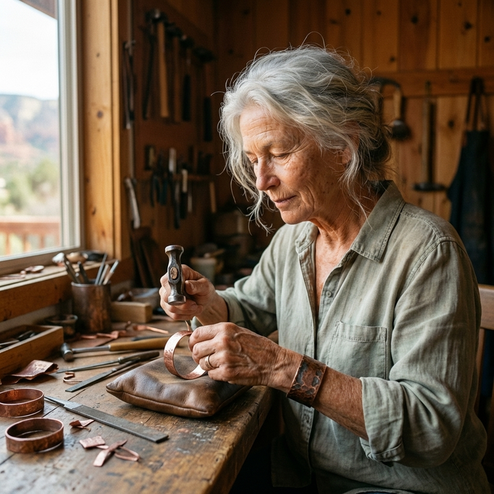 Bracciale da Uomo in Rame Gors