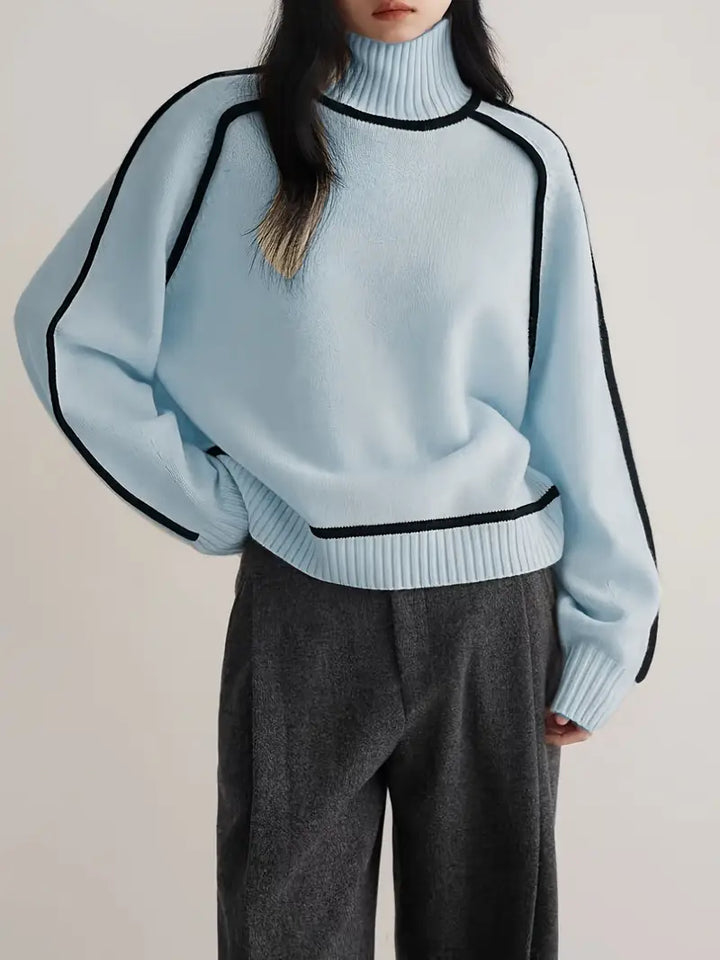 Seraphina - Maglione Elegante a Collo Alto