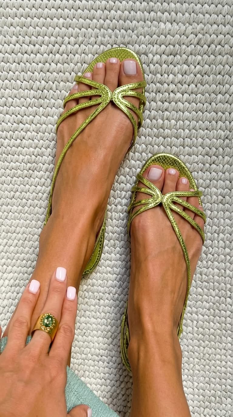 Rita | Golden Sandals Elegance of Summer