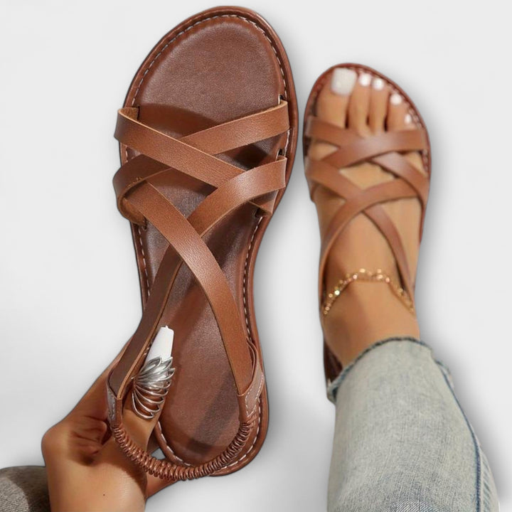 Edeltraud - Sandals with Cross Straps
