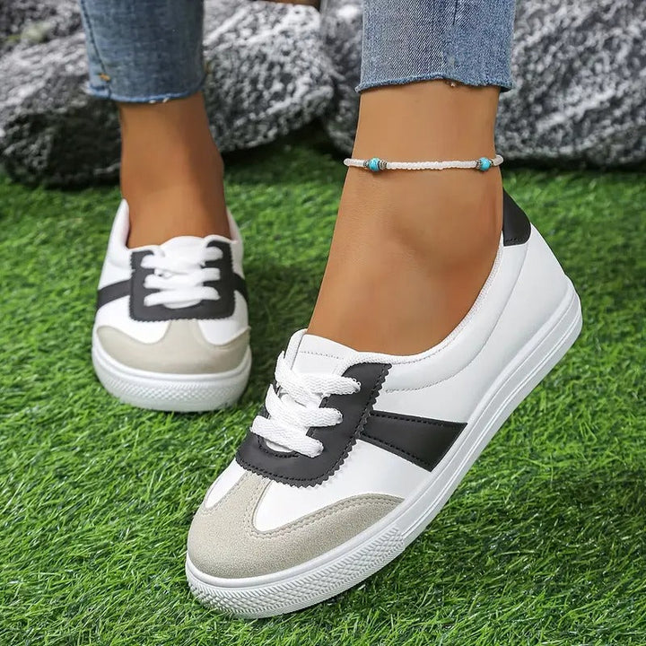 Daisy - Faux Leather Orthopaedic Sneakers